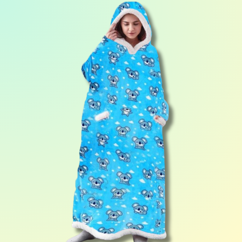 Ultra Cozy Plaid Wearable Blanket