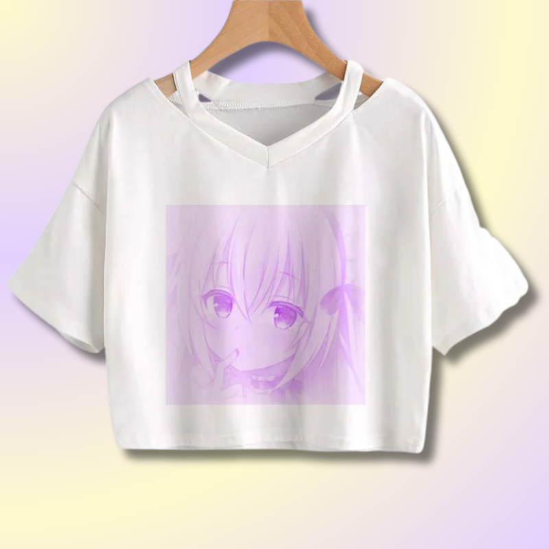 Kawaii Hip Hop Crop Tee