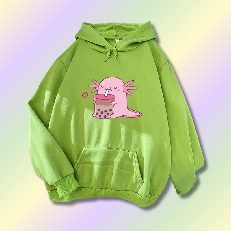 Sweat à Capuche Kawaii Boba Milk Tea