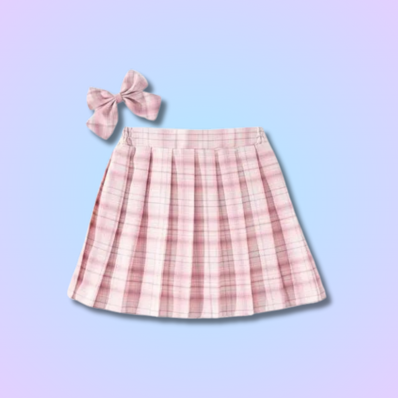 Jupe Kawaii avec Noeud