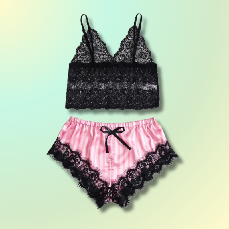 Sexy Lace Pajamas Set