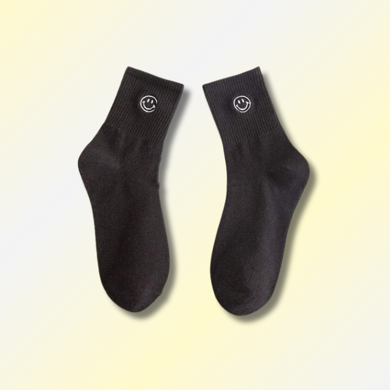 Cute Smiley Face Socks