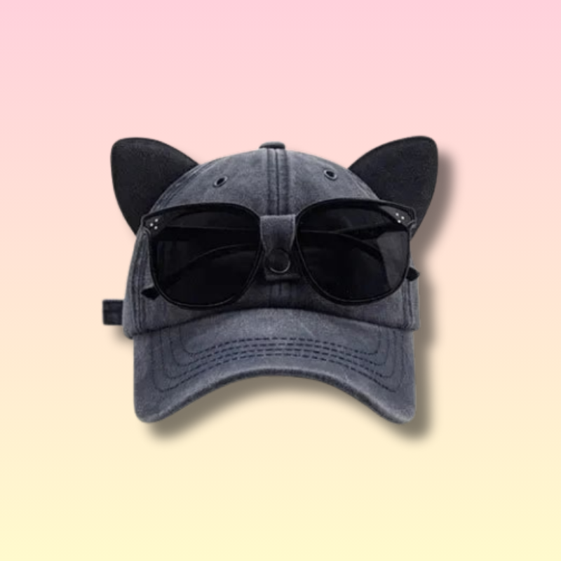 Casquette Vintage Oreilles de Chat Kawaii