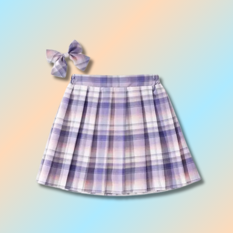 Jupe Kawaii avec Noeud