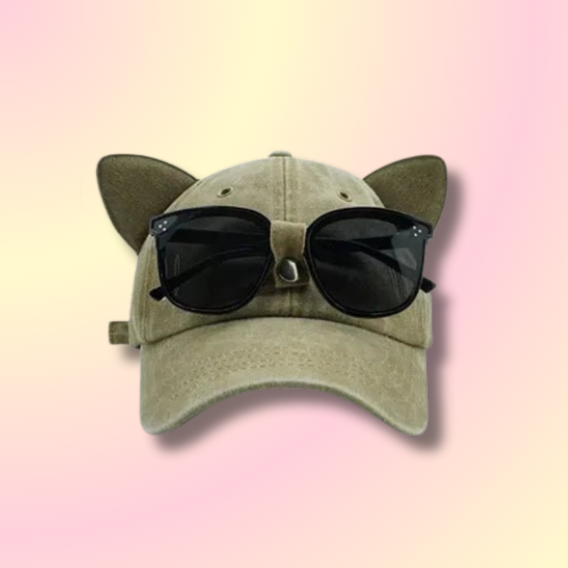 Casquette Vintage Oreilles de Chat Kawaii