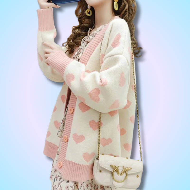 Cardigan Kawaii Rose
