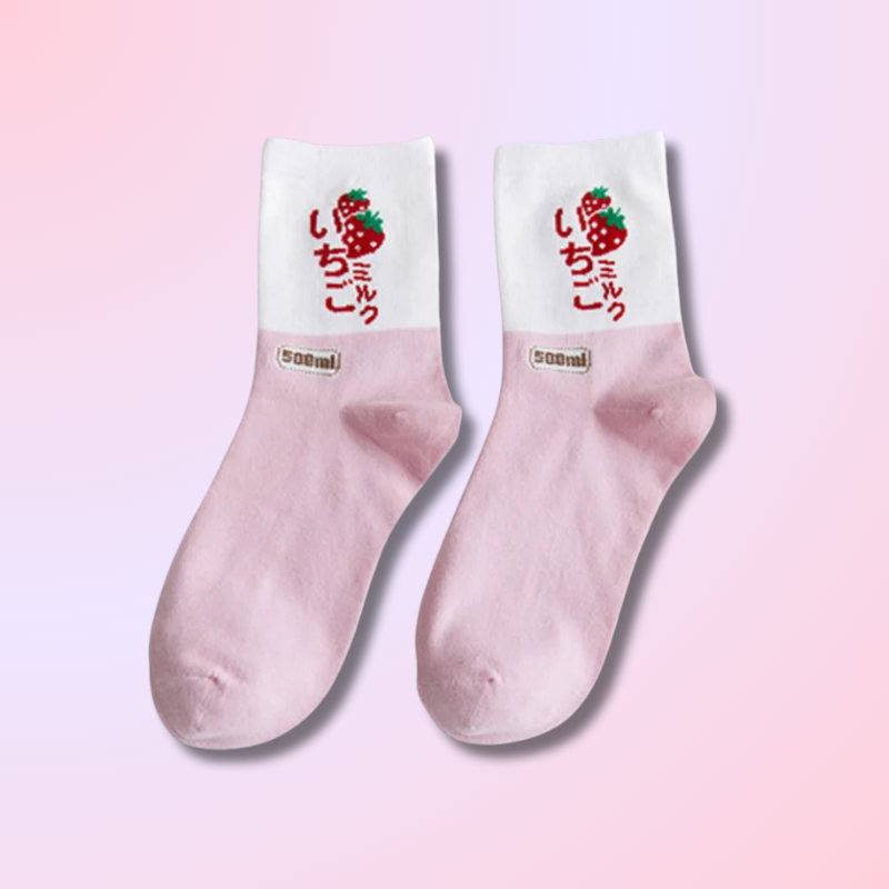 Chaussettes pour Femmes Kawaii style Coréen