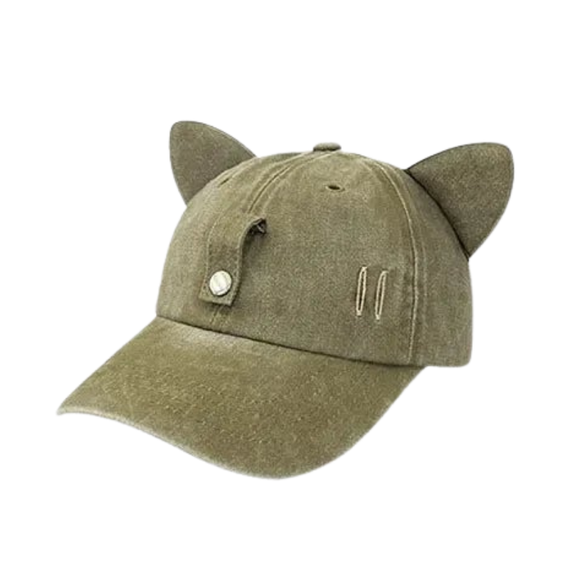 Casquette Vintage Oreilles de Chat Kawaii