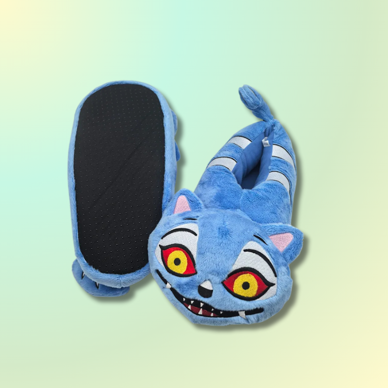 Chaussons Peluches Kawaii Derpy Tiger Demon Hunters