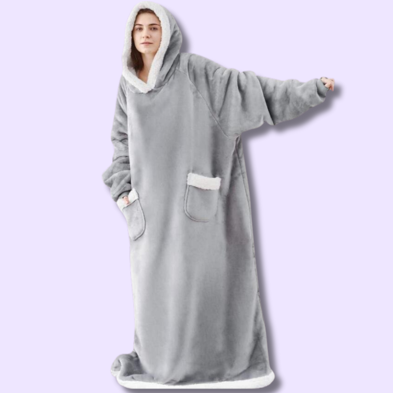 Ultra Cozy Plaid Wearable Blanket