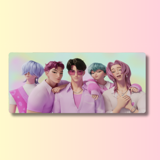 Saja Boys Demon Hunters Kawaii Mouse Pad