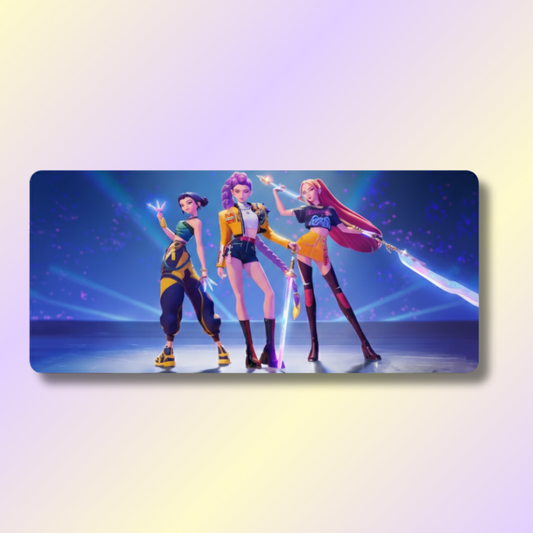 Huntrix Demon Hunters Kawaii Mouse Pad