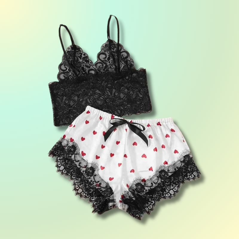 Sexy Lace Pajamas Set
