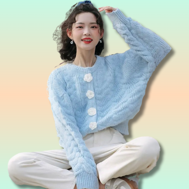 Veste Tricoté Kawaii