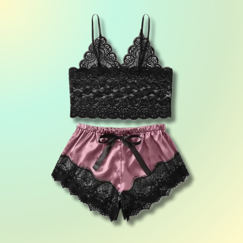 Sexy Lace Pajamas Set