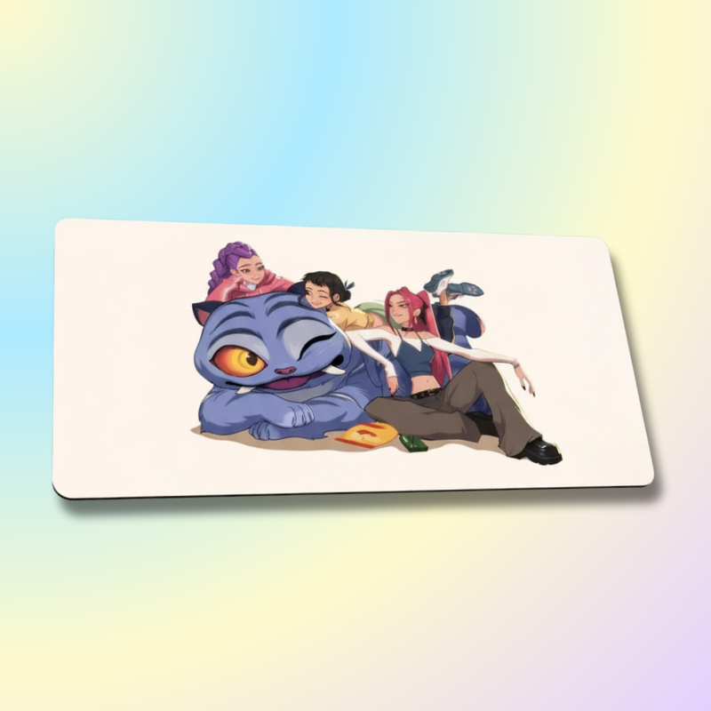 Cute Derpy Tiger Demon Hunters Mouse Pad