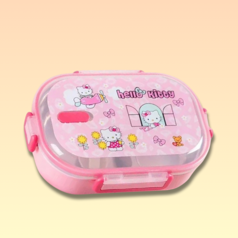 Boîte à Lunch Hello Kitty en Acier Inoxydable
