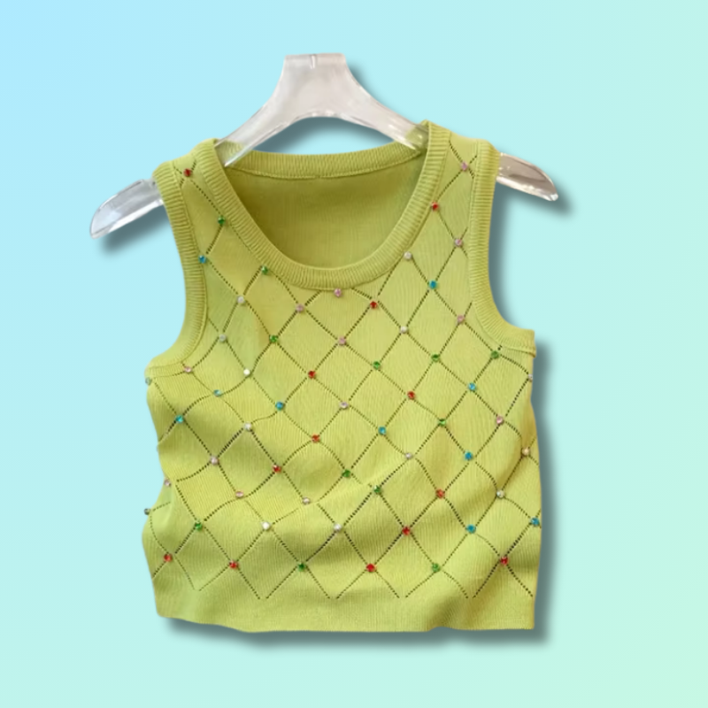 Cute Knitted Sweater Vest