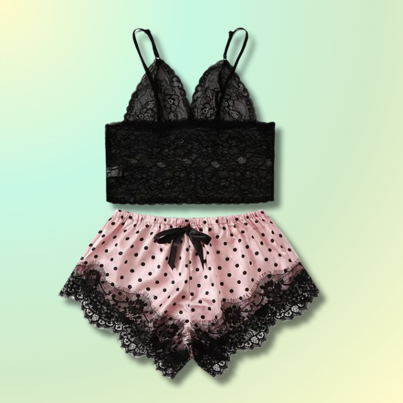 Sexy Lace Pajamas Set