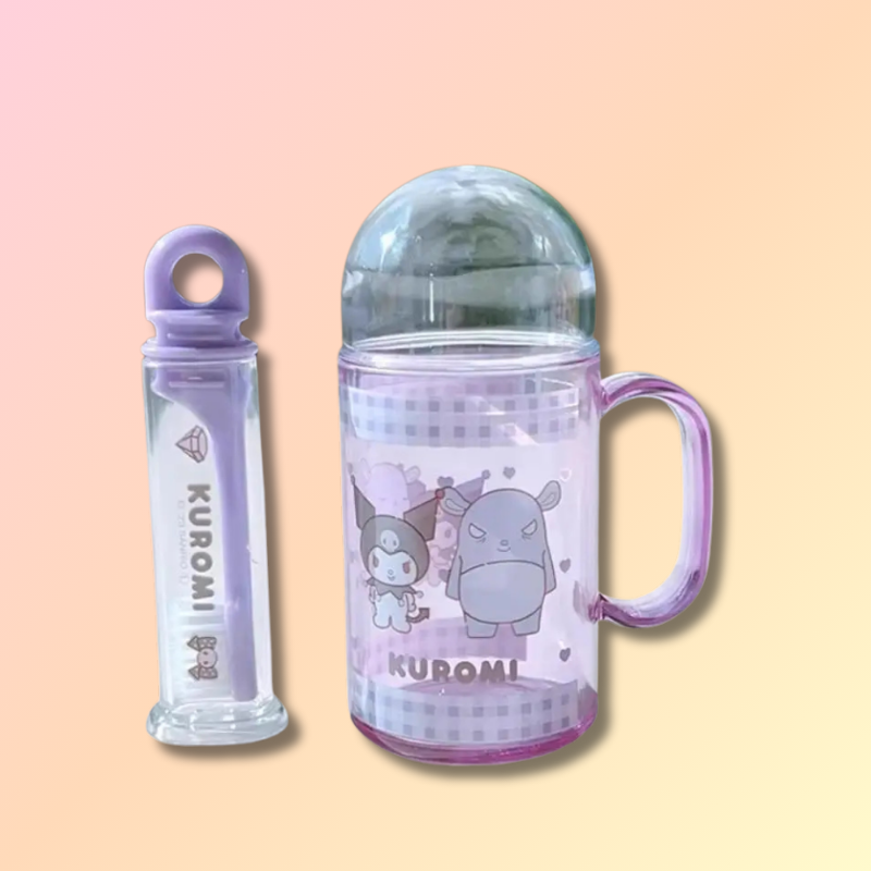 Cute Sanrio Toothbrush & Cup Set