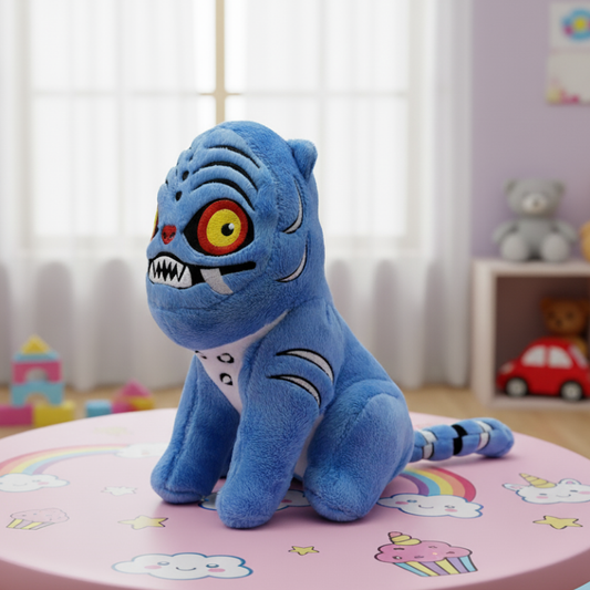 Kawaii Stuffed Derpy Tiger Cushion