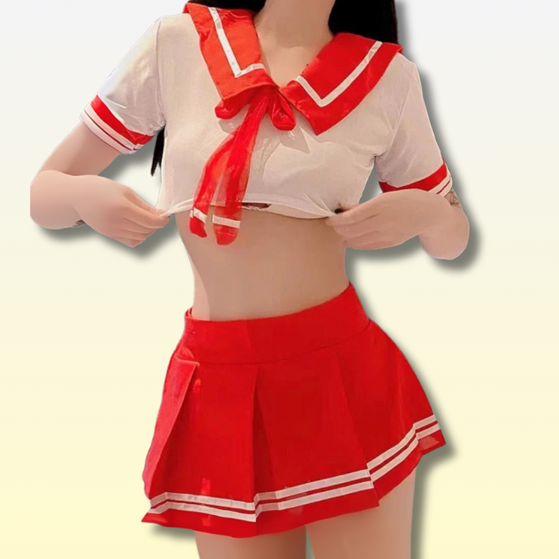 Uniforme Japonais Haut Crop