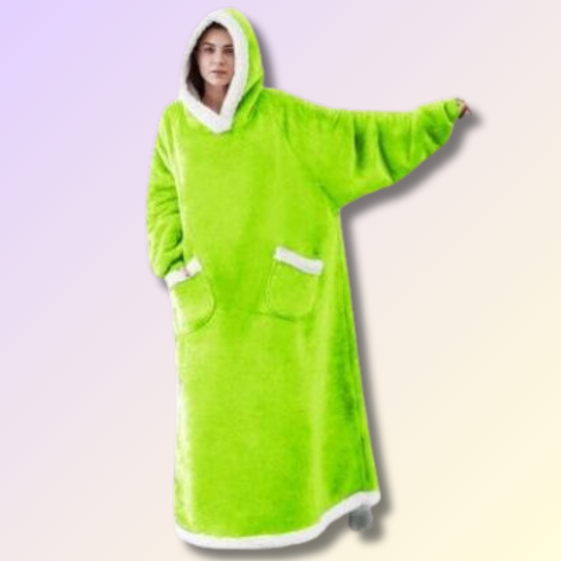 Ultra Cozy Plaid Wearable Blanket