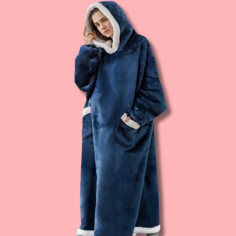 Ultra Cozy Plaid Wearable Blanket