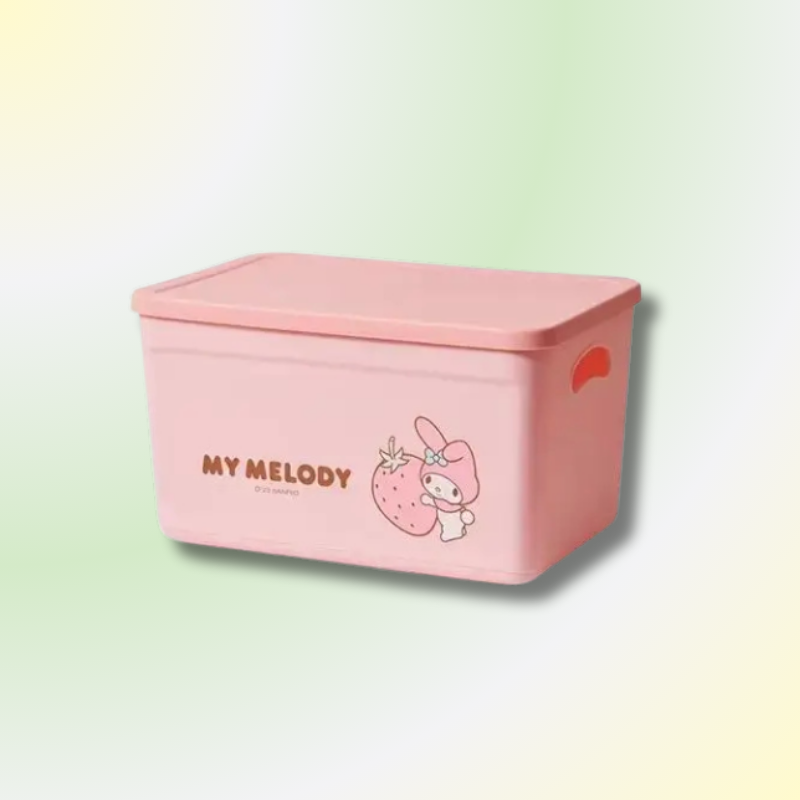 Kawaii Desktop Storage Box with Lid