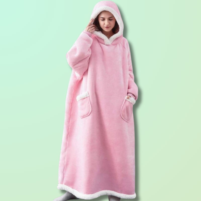 Ultra Cozy Plaid Wearable Blanket