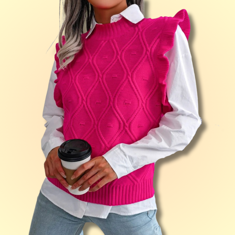 Gilet Kawaii Manches Volantes