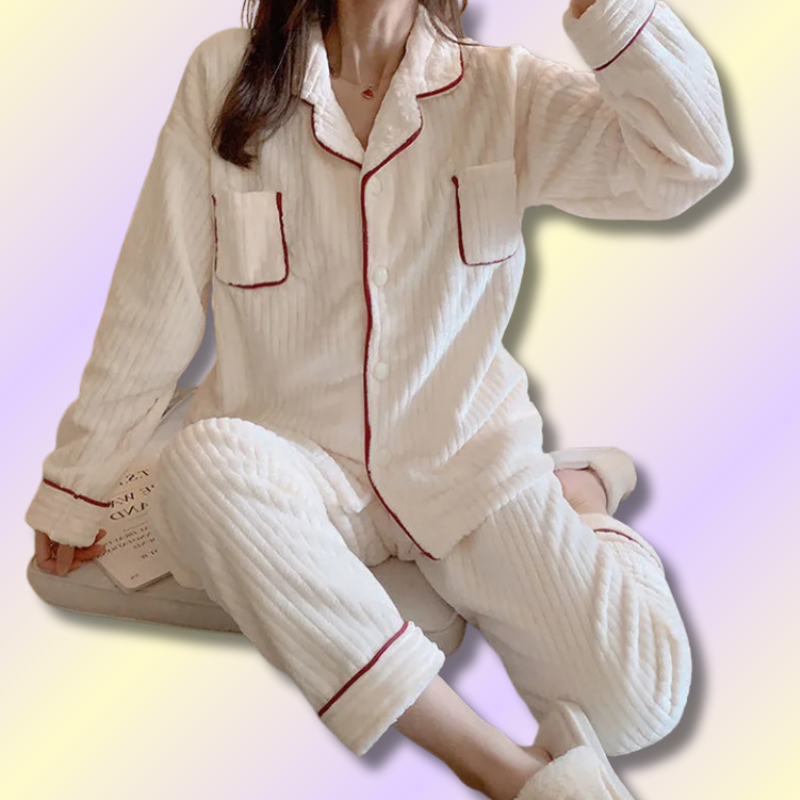 Winter Flannel Pajamas Set