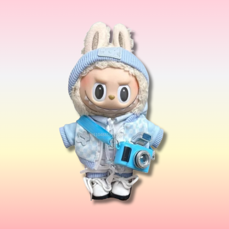 Blue Labubu Clothes