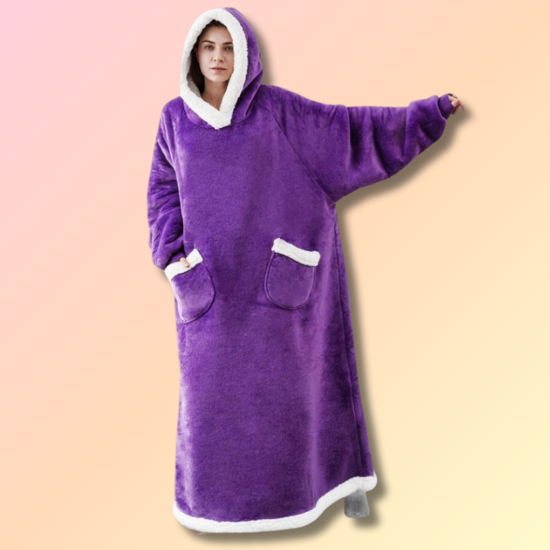 Ultra Cozy Plaid Wearable Blanket