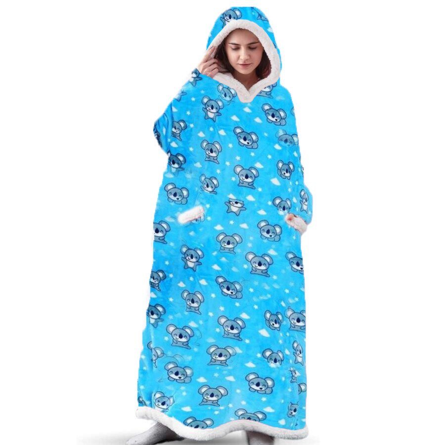 Ultra Cozy Plaid Wearable Blanket