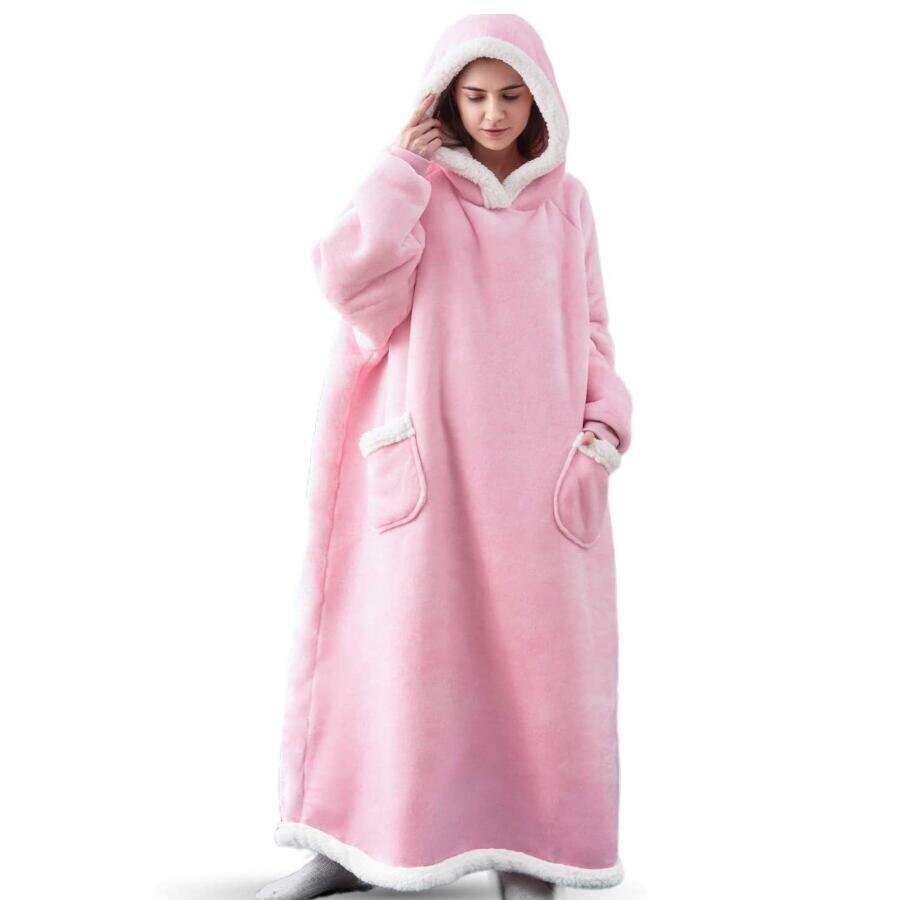 Ultra Cozy Plaid Wearable Blanket