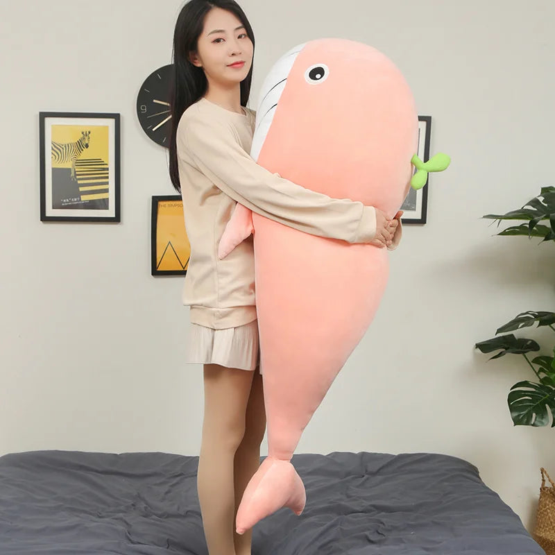 Peluche Baleine Geante Kawaii