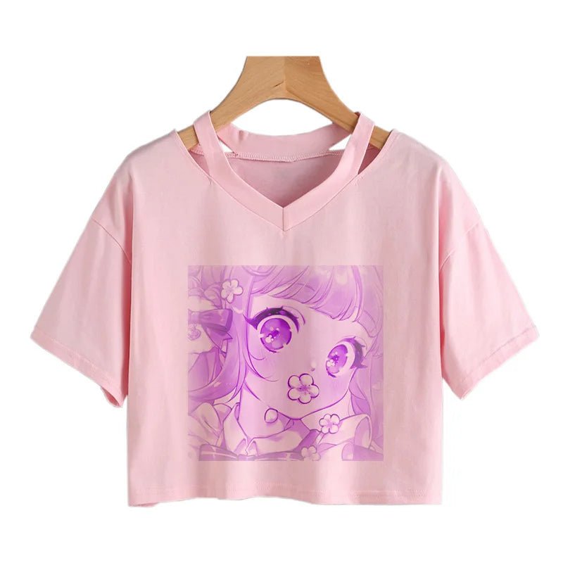 Kawaii Hip Hop Crop Tee