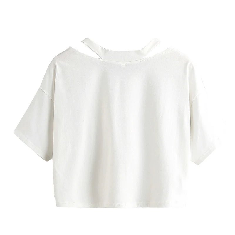 Kawaii Hip Hop Crop Tee