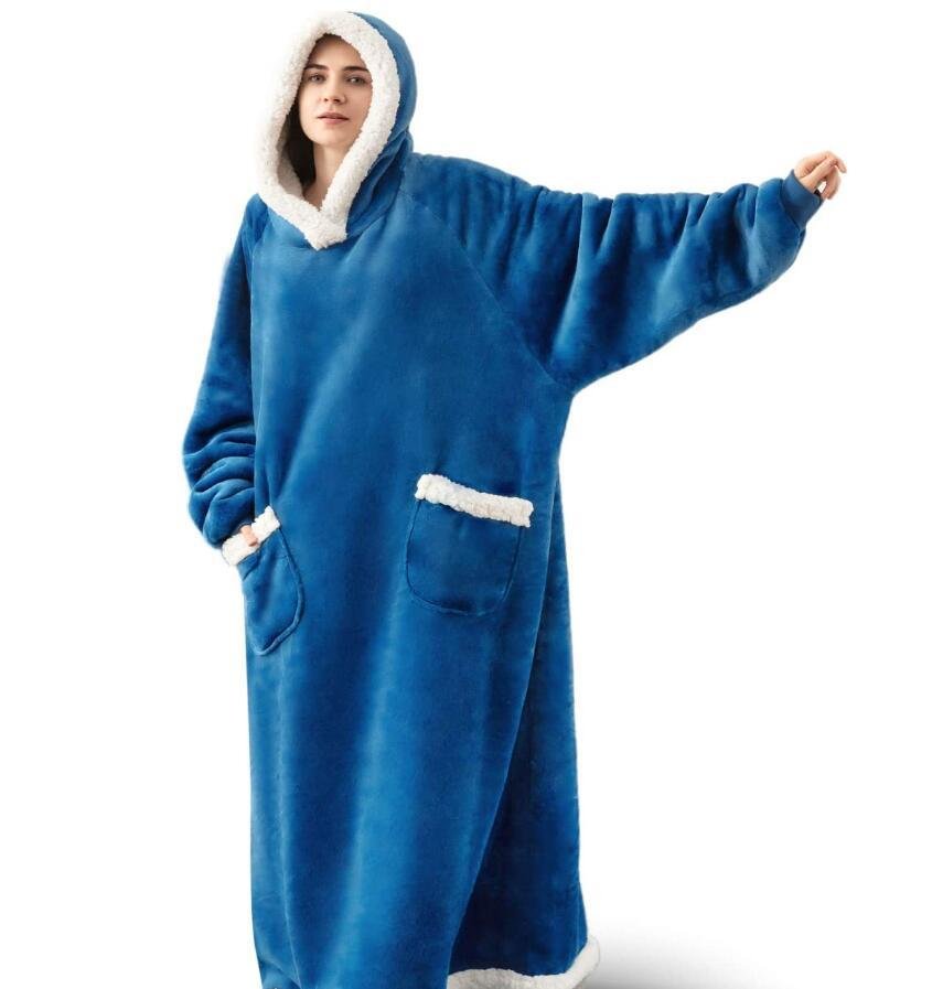 Ultra Cozy Plaid Wearable Blanket