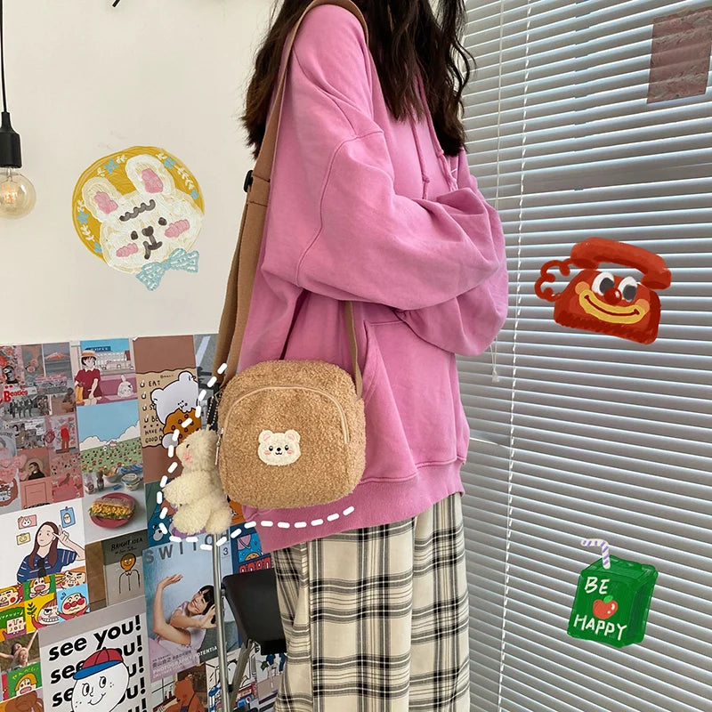 Kawaii Plush Shoulder Bag