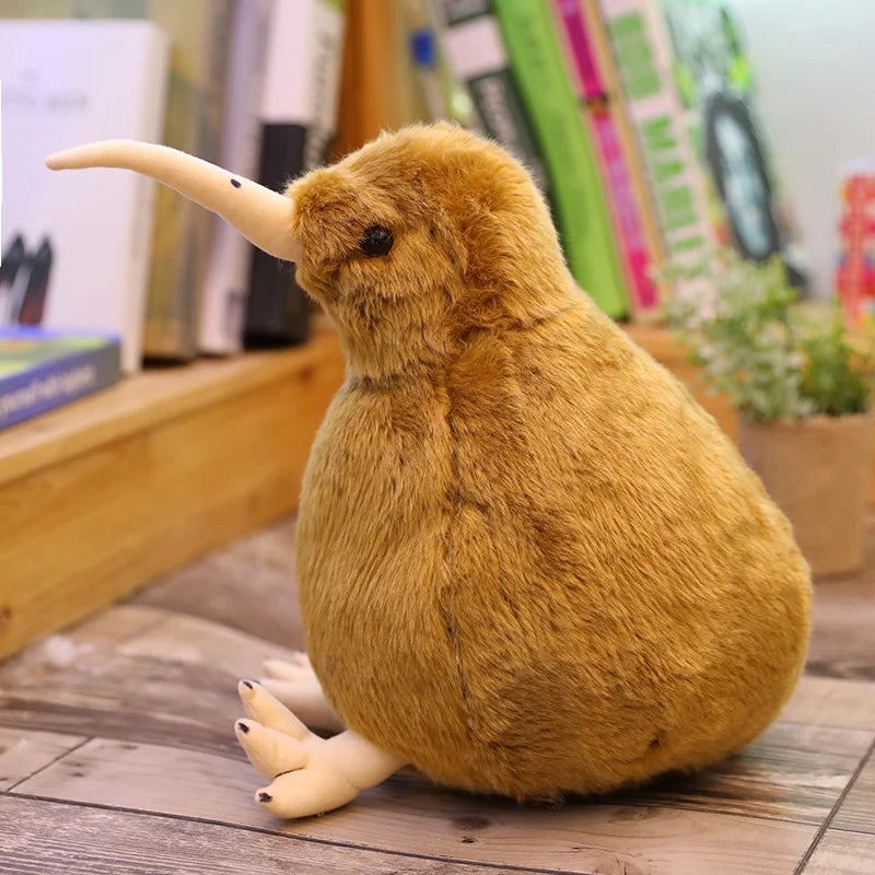 Lifelike Kiwi Bird Peluche Kawaii