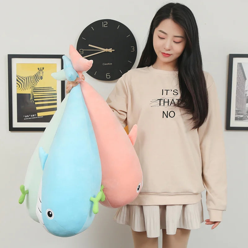 Peluche Baleine Geante Kawaii