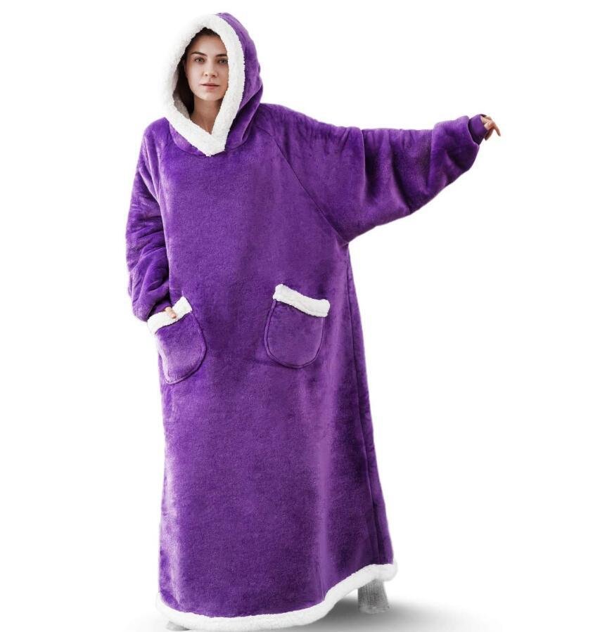 Ultra Cozy Plaid Wearable Blanket