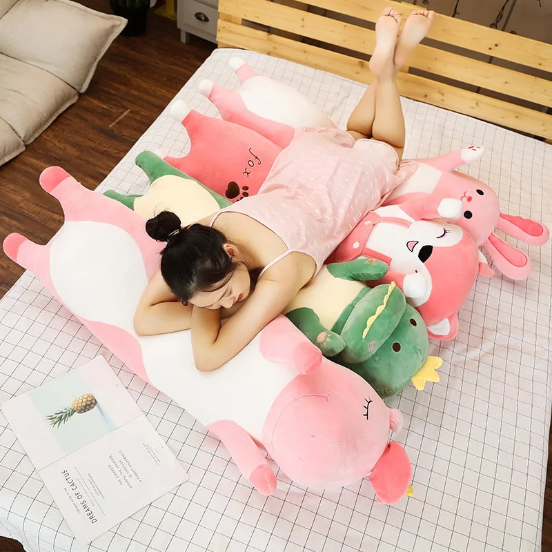 Peluche Doux Oreiller de Couchage Long Kawaii