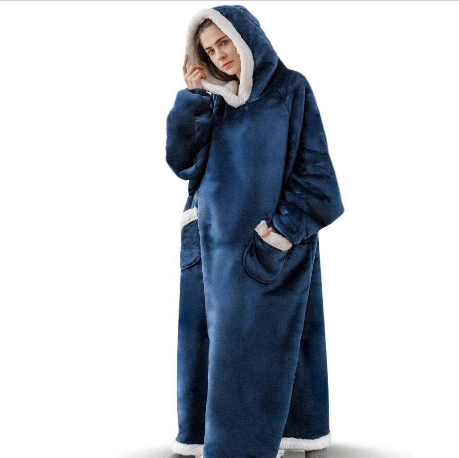 Ultra Cozy Plaid Wearable Blanket