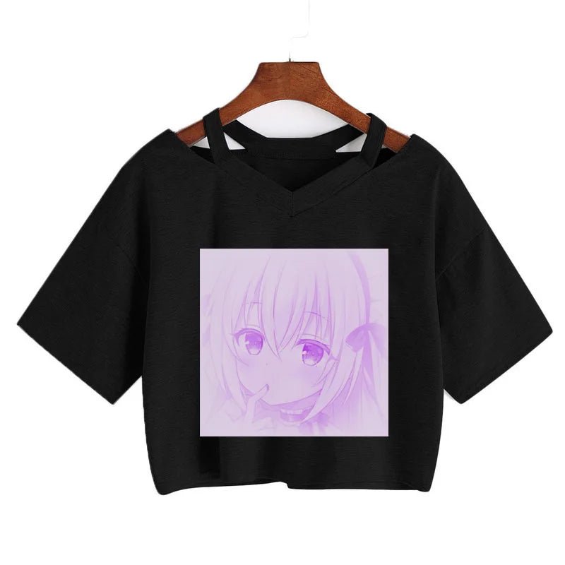 Kawaii Hip Hop Crop Tee