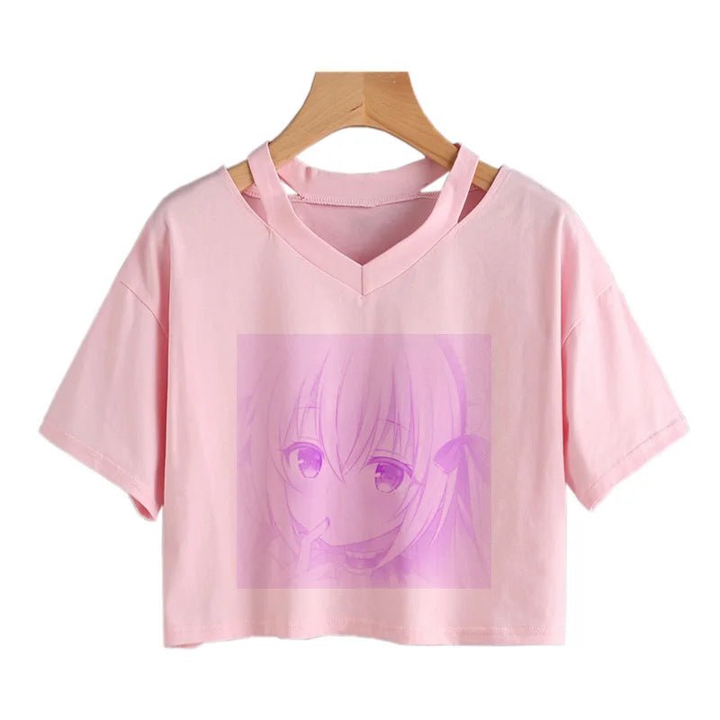 Kawaii Hip Hop Crop Tee