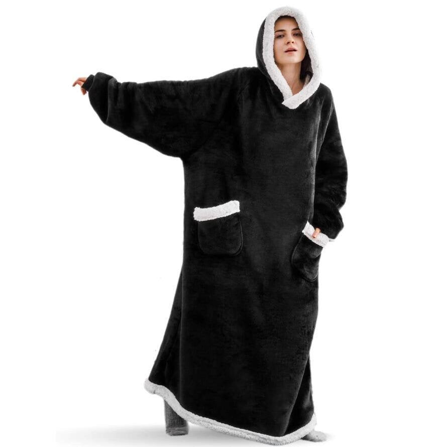 Ultra Cozy Plaid Wearable Blanket