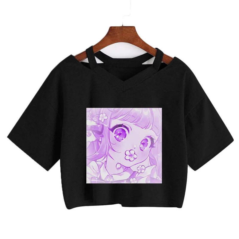 Kawaii Hip Hop Crop Tee